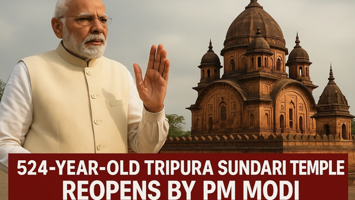 524-Year-Old Tripura Sundari Temple Reopens by PM Modi