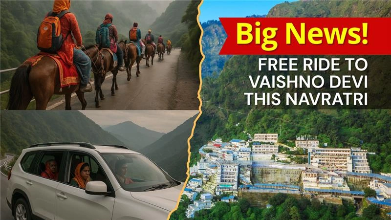 Big News! Free Ride to Vaishno Devi This Navratri