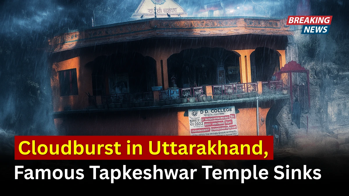 Cloudburst in Uttarakhand