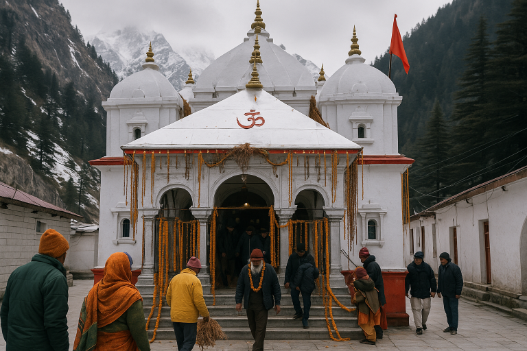 Gangotri Temple closing