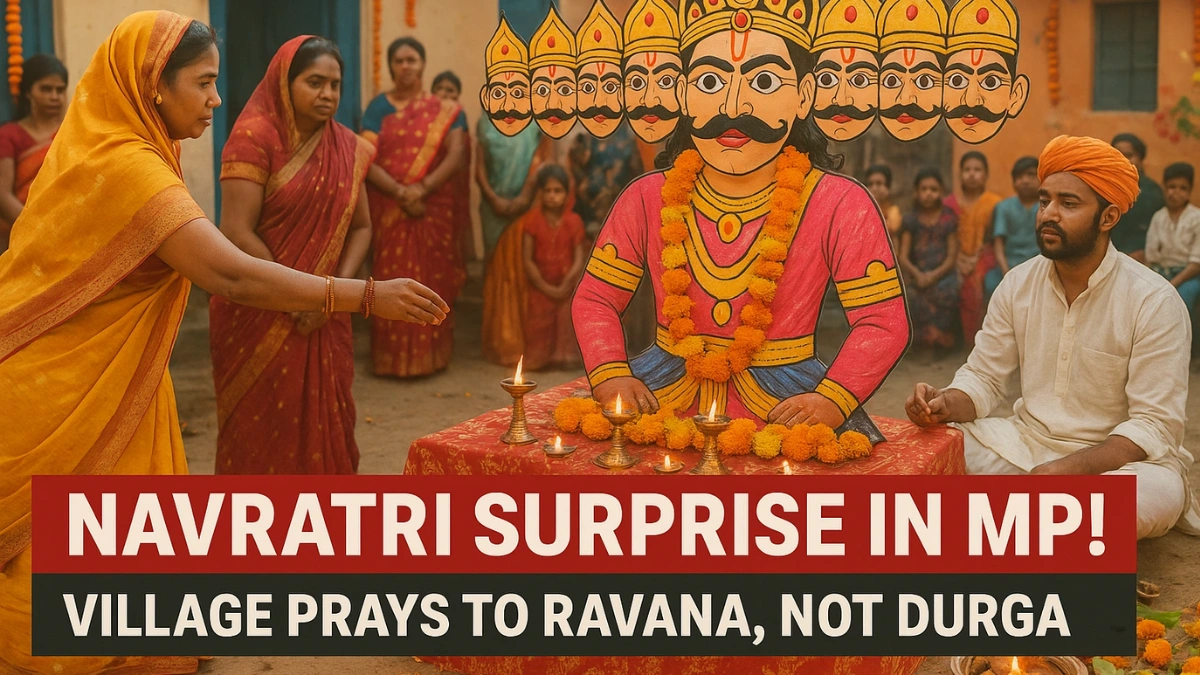 Navratri Surprise in MP! Village Prays to Ravana, Not Durga
