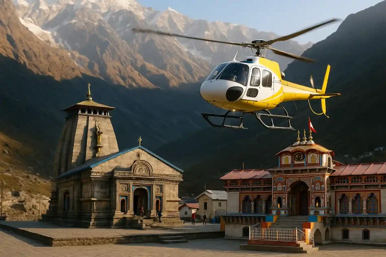 do dham yatra by helicopter in which kedarnatha nd badrinath dham are visited